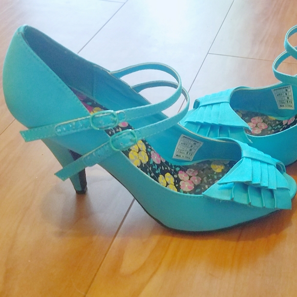 "Rocket Dog" Blue/Turquoise Sassy & Sweet Heels - Picture 10 of 11